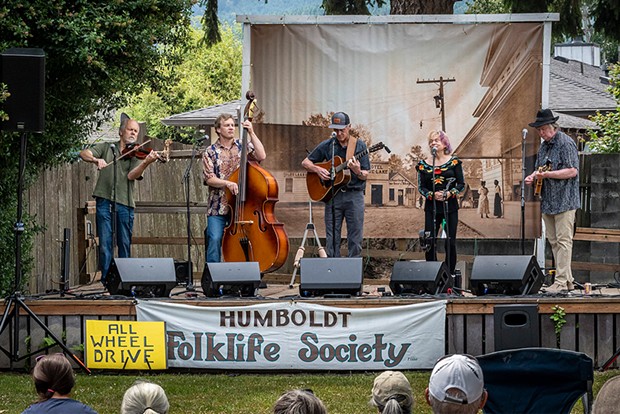 All Wheel Drive opened Sunday of the Humboldt Folklife Festival at Perigot Park in Blue Lake. - PHOTO BY MARK LARSON