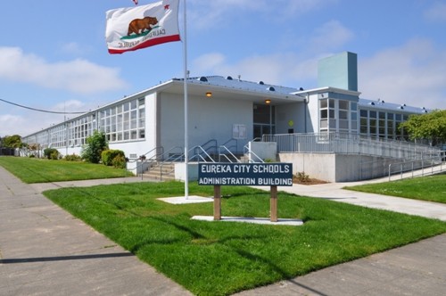 Eureka City Schools' main office. - FILE