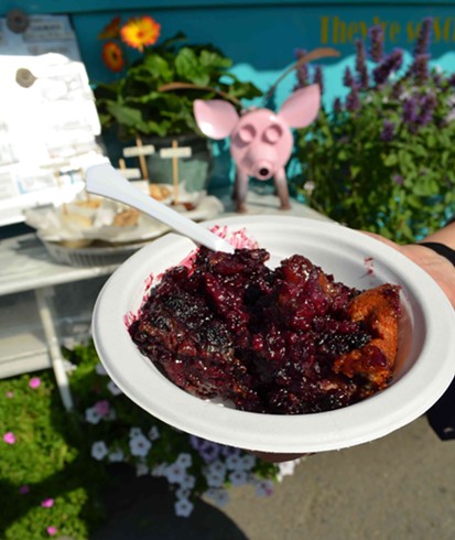 Marionberry cobbler for sweet-tooths. - GRANT SCOTT-GOFORTH