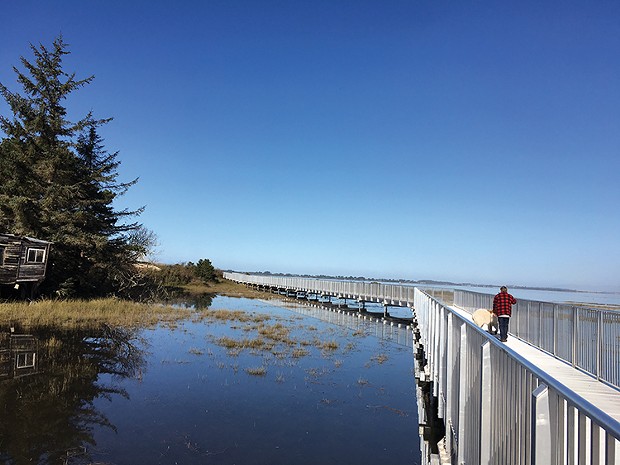 The newly-opened Eureka Waterfront Trail - PHOTO BY ROB HOLMLUND.