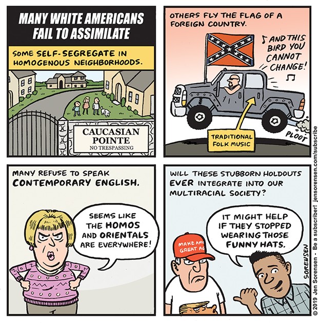 Many White Americans Fail to Assimilate