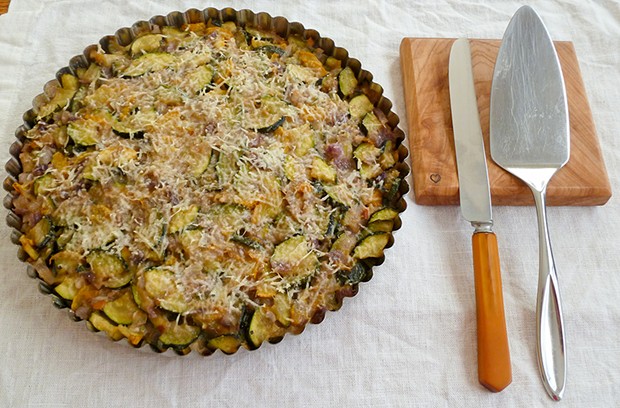 The abundance of summer zucchini is the perfect excuse for a delicious tart.