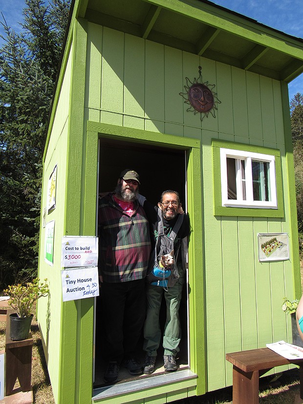 Tiny homes, like this one on display at a Tiny House Expo in 2015 hosted by the Affordable Homeless Housing Alternatives, are a central component of the Housing Element update.