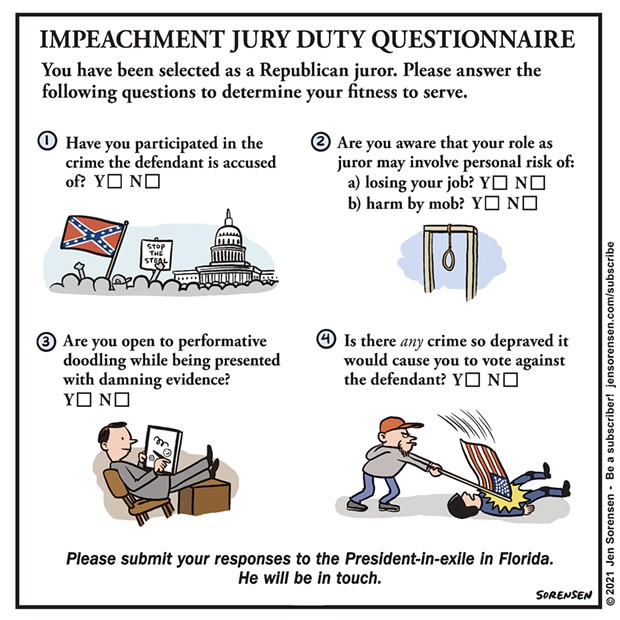 Impeachment Jury Duty Questionnaire