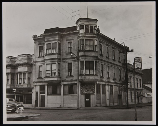 The Eagle House in its past life as the Buon Gusto Hotel, circa 1957.