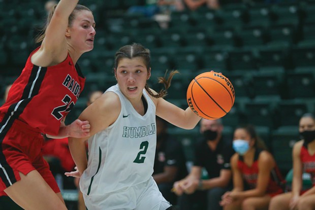 Jadence Clifton started 11 games for the Cal Poly Humboldt Lumberjacks as a freshman during the 2021-2022 season, her only one with the team.