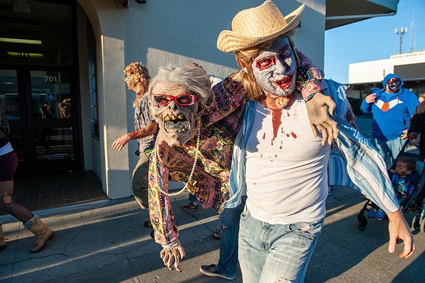 Join the 11th annual Zombie Invasion during Arts Alive!