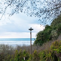 Humboldt County's Tsunami Siren System D: Moonstone Beach. 41.029896, -124.111580 Photo by Jonathan Webster