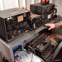 The 1091 The radio room is almost completely restored, and features functional Morse Code transponders and other equipment. Grant Scott-Goforth