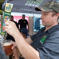 Local beer was on tap at the Oyster Fest alternative Shuck Yeah.