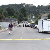 The scene of the shooting.