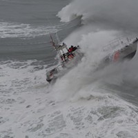 Surf Operations Training off the coast yesterday.