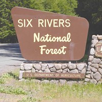 The Six Rivers National Forest was established in 1947.