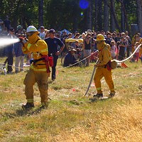 Roll on the Mattole Wildland Firefighter Challenge