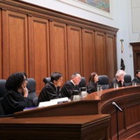 California Supreme Court justices in San Francisco pre-COVID-19.