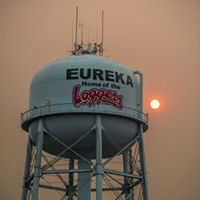 Smoky skies in Eureka today.
