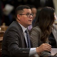 Assemblyman Rudy Salas on the floor on September 12, 2019.