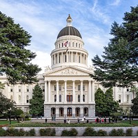 The California State Capitol.