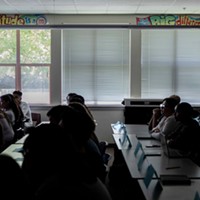 Students at Piner High School in Santa Rosa listen to their instructor on the first day of AP European History on August 14, 2019.
