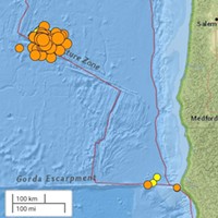 Earthquake Swarm Off the Oregon Coast
