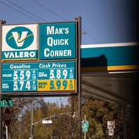 A Valero gas station in Sacramento on March 10, 2022.