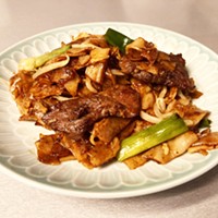 Classic beef chow fun from Curry Leaf.
