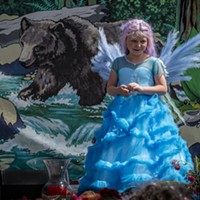 Children and adult fairies, wizards and magical creatures of all kinds participated in costume competitions for prizes at the Fairy Festival.