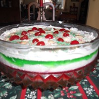 Richard C. Brown's Christmas trifle.