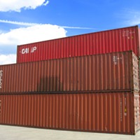 Chinn says the plan is to renovate shipping containers, outfitting them with two beds, windows and storage space.