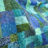 “Splash,” the queen-sized Opportunity Quilt to be raffled off at the Heart of the Redwoods Quilt Show.