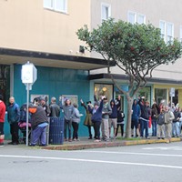 First day of recreational cannabis sales in Eureka.