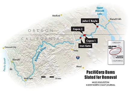 A look at the four Klamath dams slated for removal.
