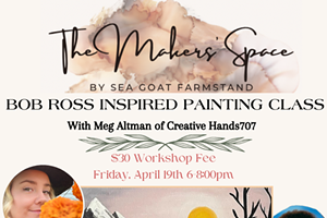 Bob Ross Inspired Paint Night- With Meg of Creative Hands 707