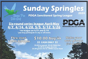 Sunday Springles Disc Golf League