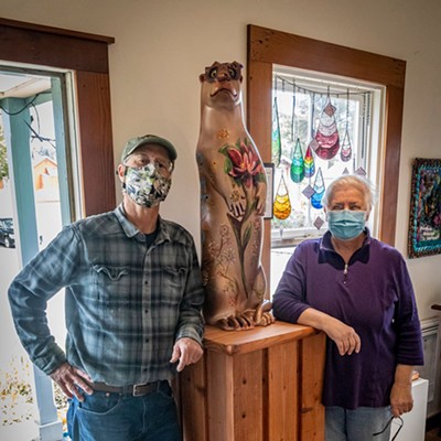 Five North Coast Otters Public Art Initiative Sculptures Installed
