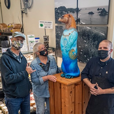 Five North Coast Otters Public Art Initiative Sculptures Installed