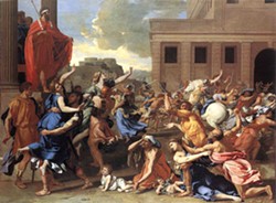 NICOLAS POUSSIN, 1635 - The Abduction of the Sabine Women