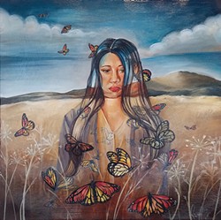 PHOTO BY GABRIELLE GOPINATH - Nani Chacon, "Missing," oil on canvas.