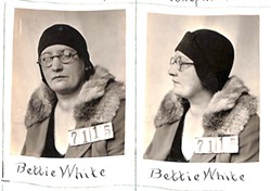 PHOTO COURTESY OF HUMBOLDT HISTORICAL SOCIETY - Bettie White's mug shot