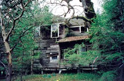 PHOTO COURTESY OF JERRY ROHDE - Henry Neff Anderson's home (still standing in 2007, when this photo was taken) overlooked the Andersonia mill. He built it for his new bride, the former Cora Patterson.