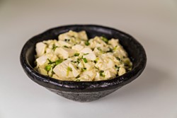 ZACH LATHOURIS - Ginger scallion tofu for everyone.
