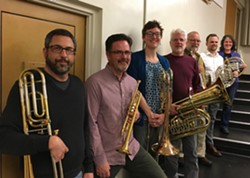 Members of the North Coast Brass Ensemble. Photo by Ernest Ansermet