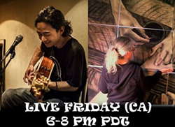 music from Tokyo, Japan livestream with art in Humboldt CA - Uploaded by Emily Reinhart