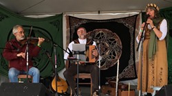 PHOTO BY CHUCK FINNEY-KRULL - Good Company playing pre-pandemic at the Medieval Festival of Courage.