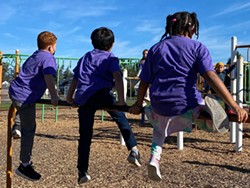 LAFAYETTE ELEMENTARY SCHOOL FACEBOOK - Lafayette Elementary School students play on the school playground.