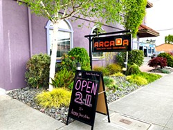 PHOTO BY JENNIFER FUMIKO CAHILL - Retro arcade, bar and "small byte" joint Arcada is open again after more than two years shuttered.
