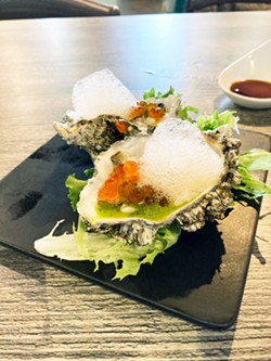PHOTO BY JENNIFER FUMIKO CAHILL - An oyster special from the early days of Nori in Arcata.