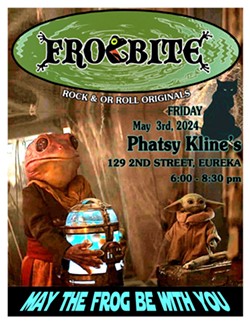 GRAPHIC DESIGN BY ERIC A. BETTS (EARWIG707) - Frogbite at Phatsy Kline's Parlor Lounge