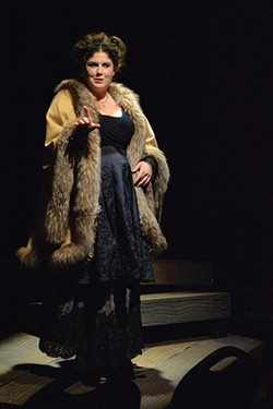 PHOTO BY GRETA TURNEY - Sarah McKinney having a diva moment as Lucy.