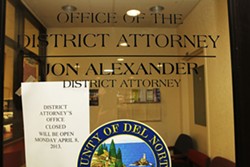 PHOTO BY BRYANT ANDERSON/THE DEL NORTE TRIPLICATE - Jon Alexander's former office